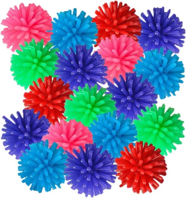 Spiky Hedge Balls for Kids, Bulk Pack of 144, Soft Sensory Balls in ...