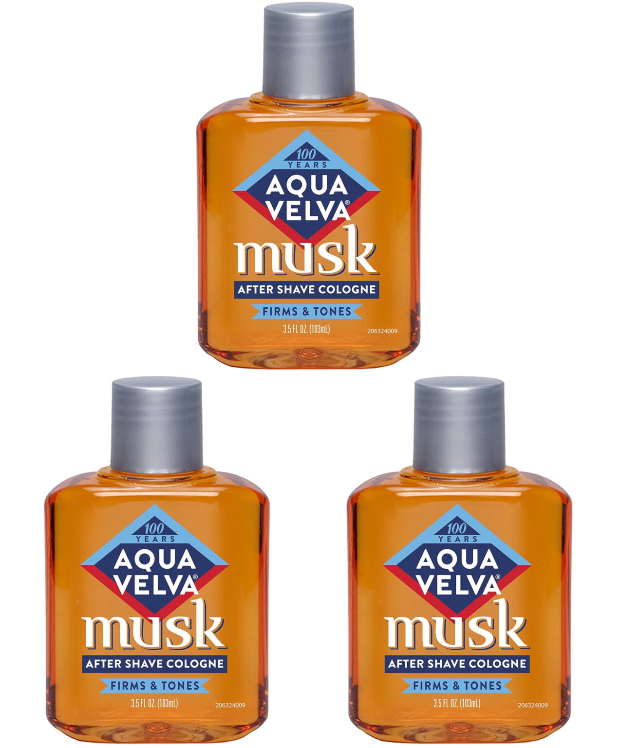 Aqua Velva After Shave Cologne, Musk 3.5 Oz, 3 Pack Beauty